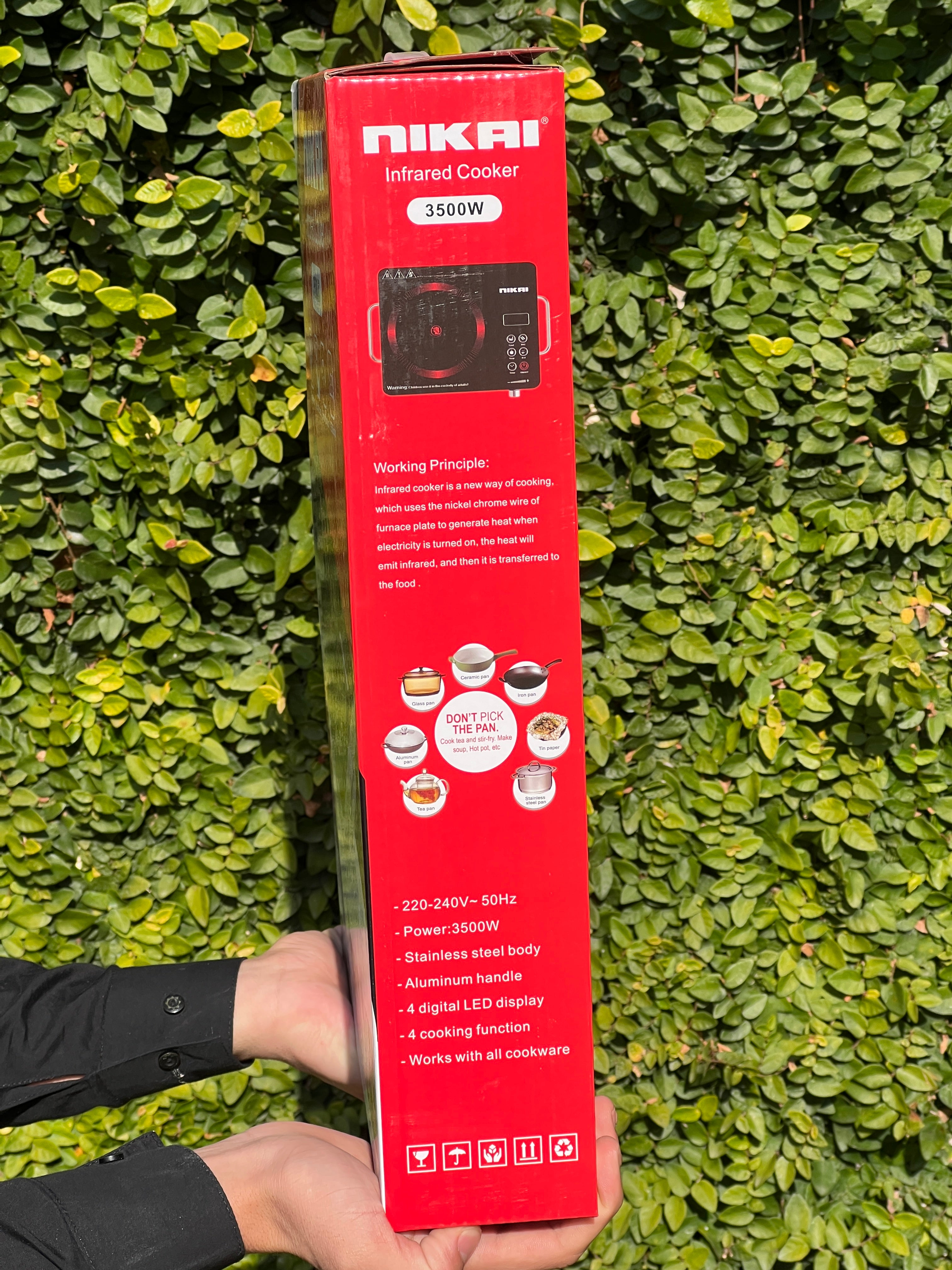 Nikai Infrared Cooker 3500W (2-Year Warranty)