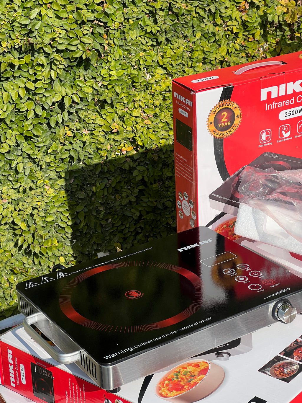 Nikai Infrared Cooker 3500W (2-Year Warranty)